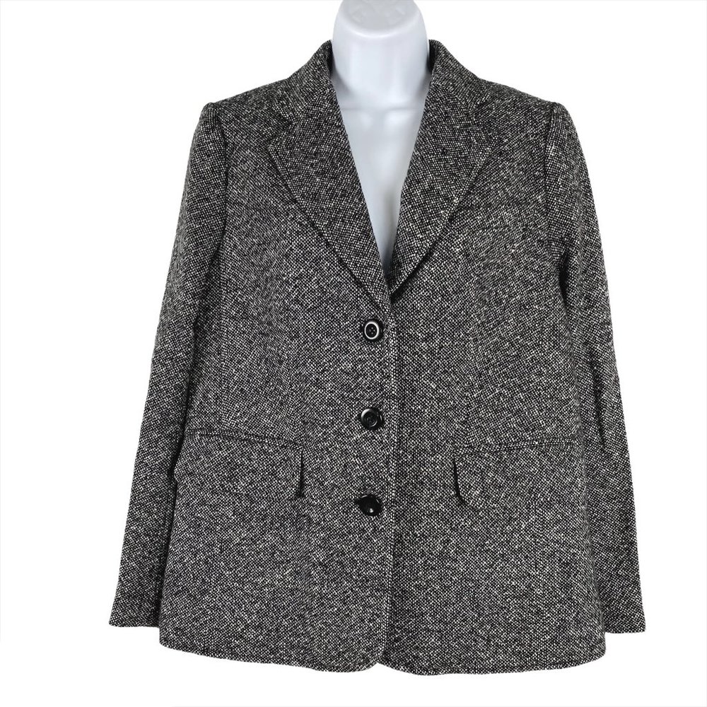 L.L. Bean Black and White Blazer